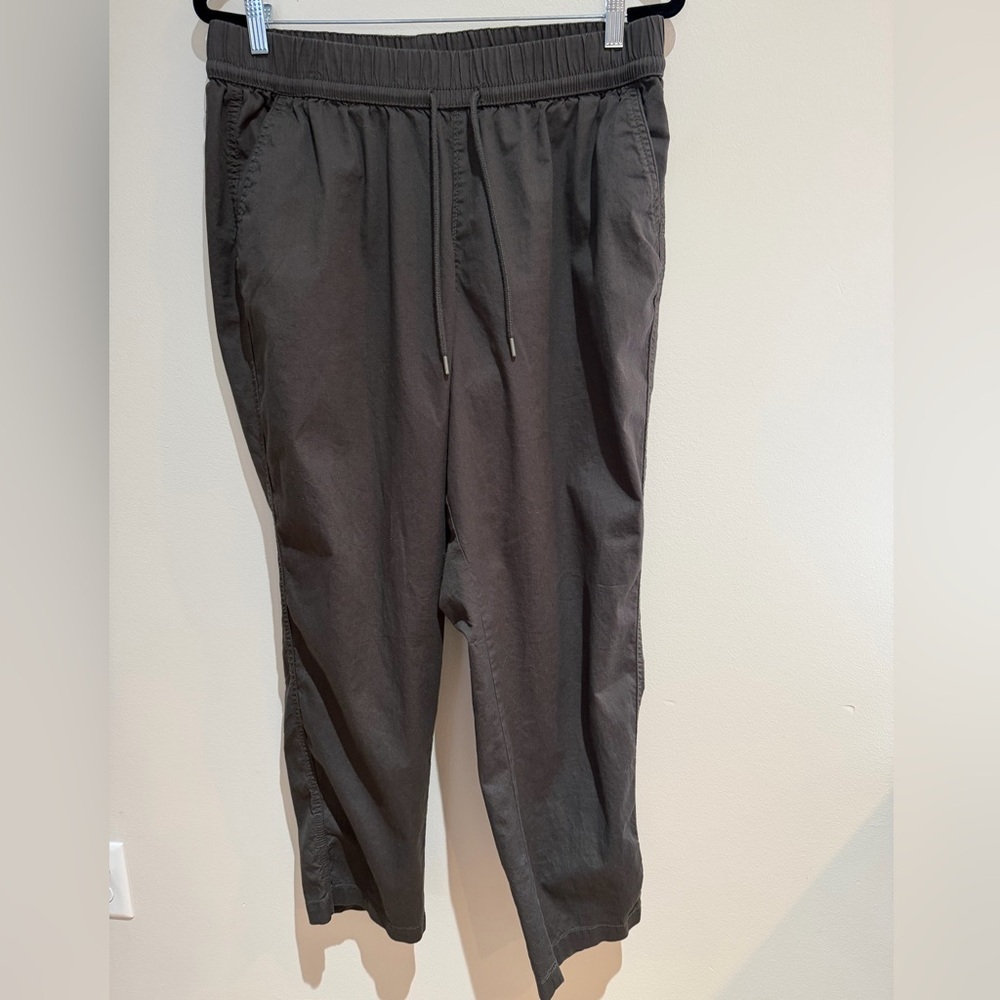 Pact organic cotton pants Women’s size XL Brown drawstring with pockets
